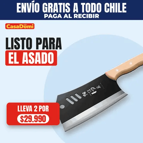 Cuchillo de Hoja Ancha Estilo Hacha