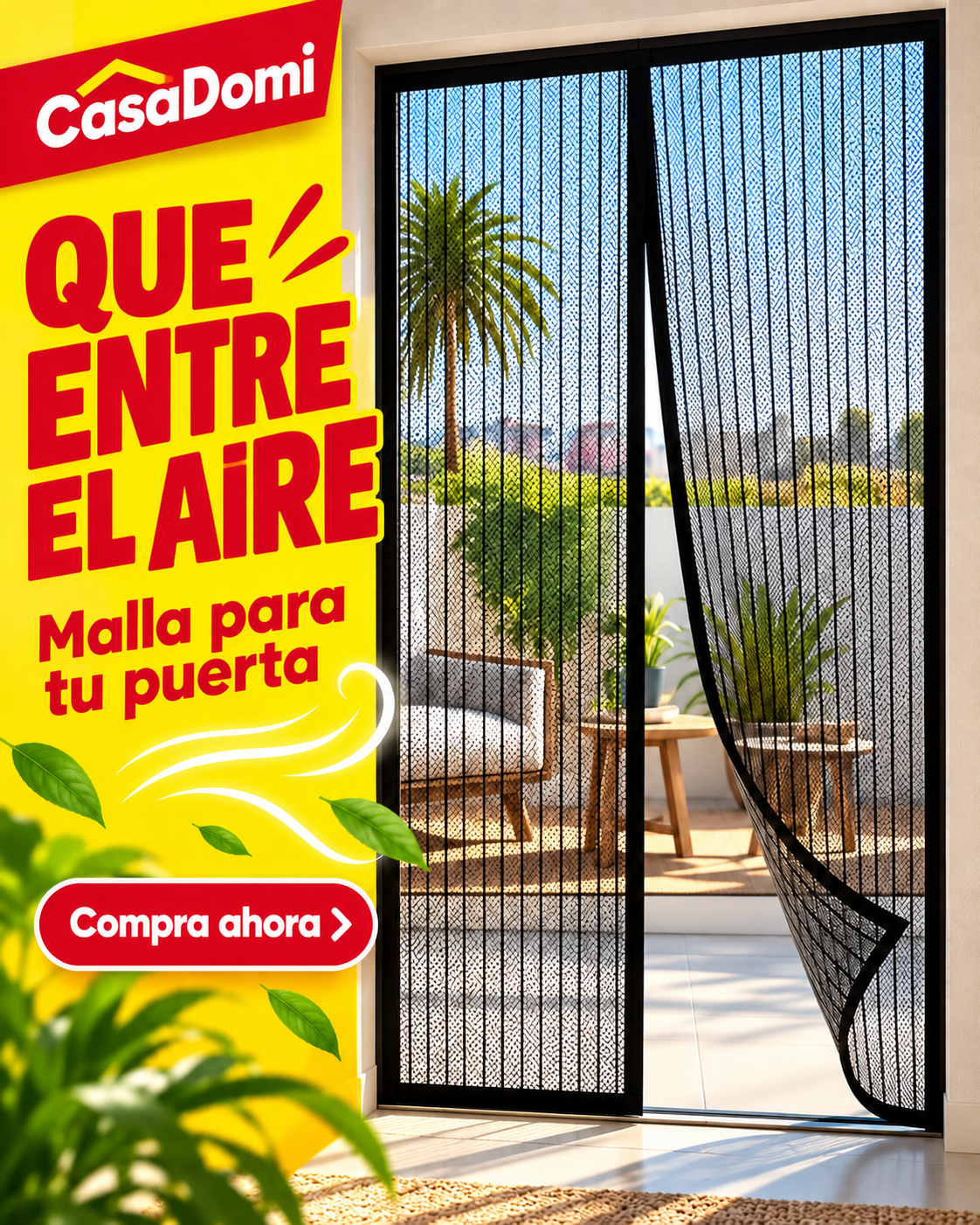 Malla Anti Zancudos para Puerta