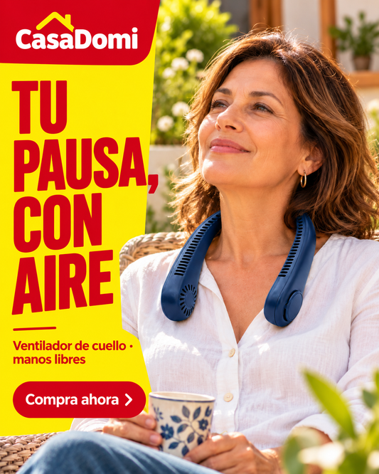 Ventilador de Cuello Recargable