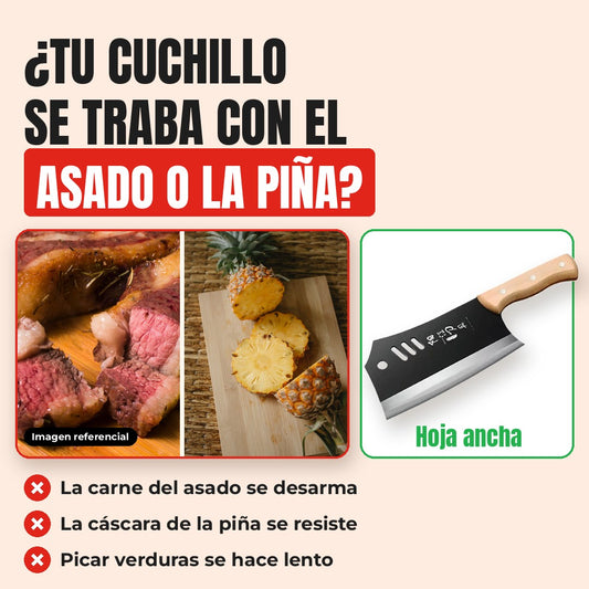 Cuchillo de Hoja Ancha Estilo Hacha